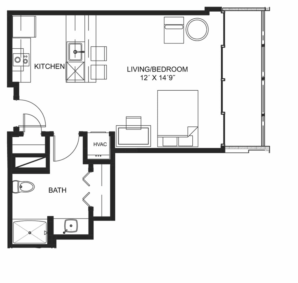 Lucky Apt. 1437 Floorplan