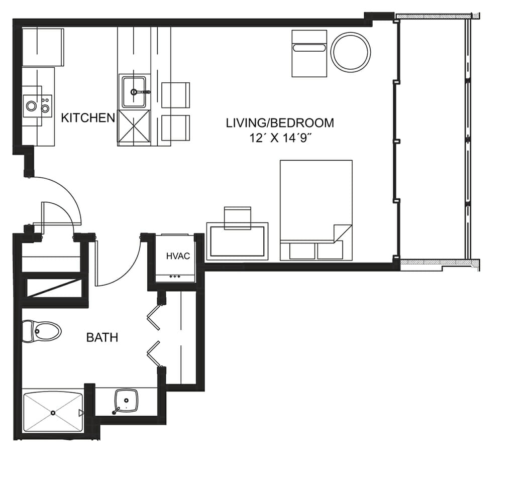 Lucky Apt. 1437 Floorplan